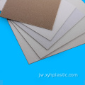 Corrugated 1mm nglukis ABS Sheet kanggo Advertising Materials